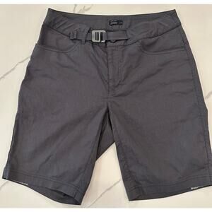 Pearl Izumi Charcoal Gray Belted Mountain Bike Shorts Sz 30 EUC Cycling